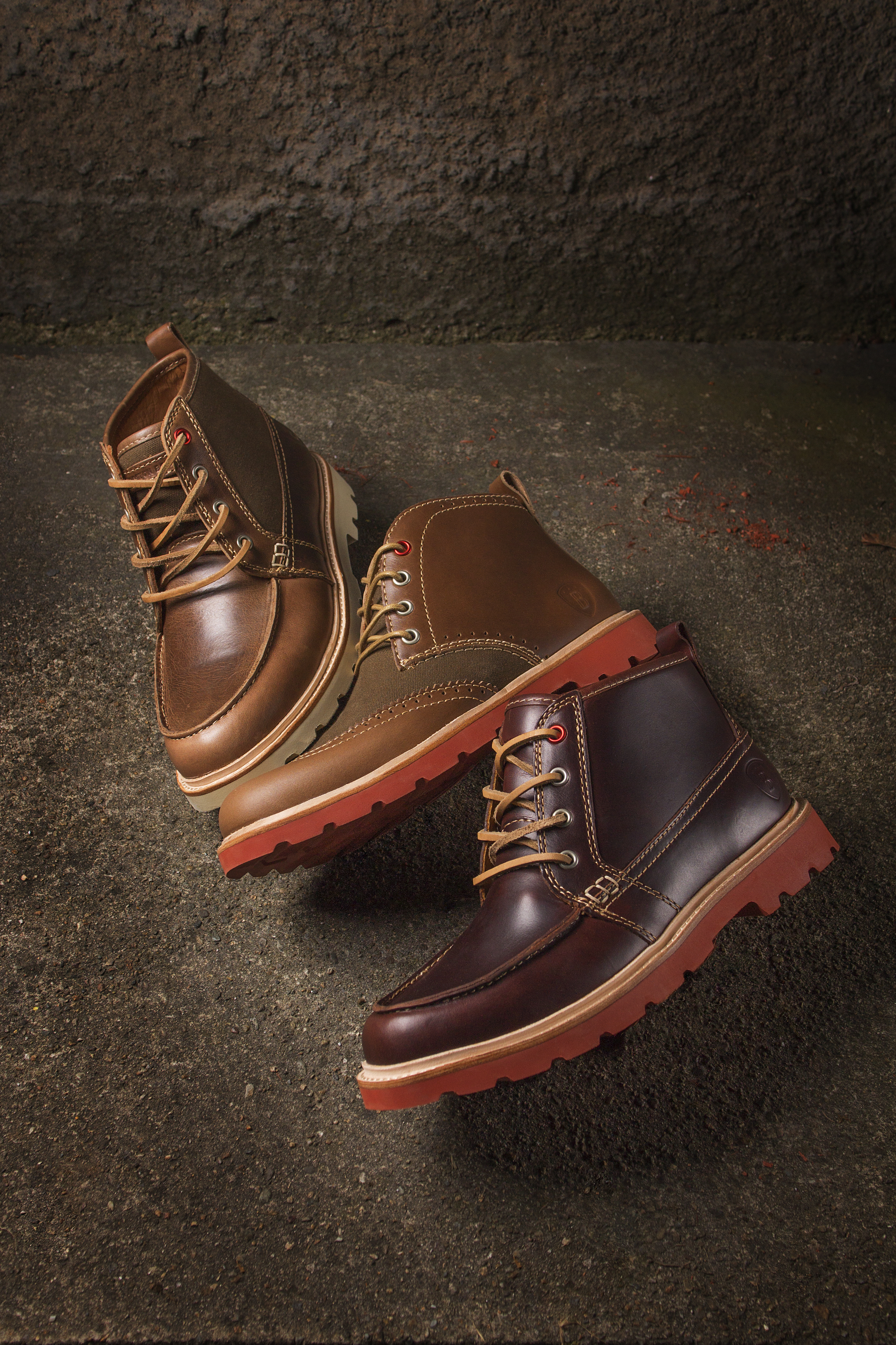 Boston Boot Company Product Laydown for Shoebuy
