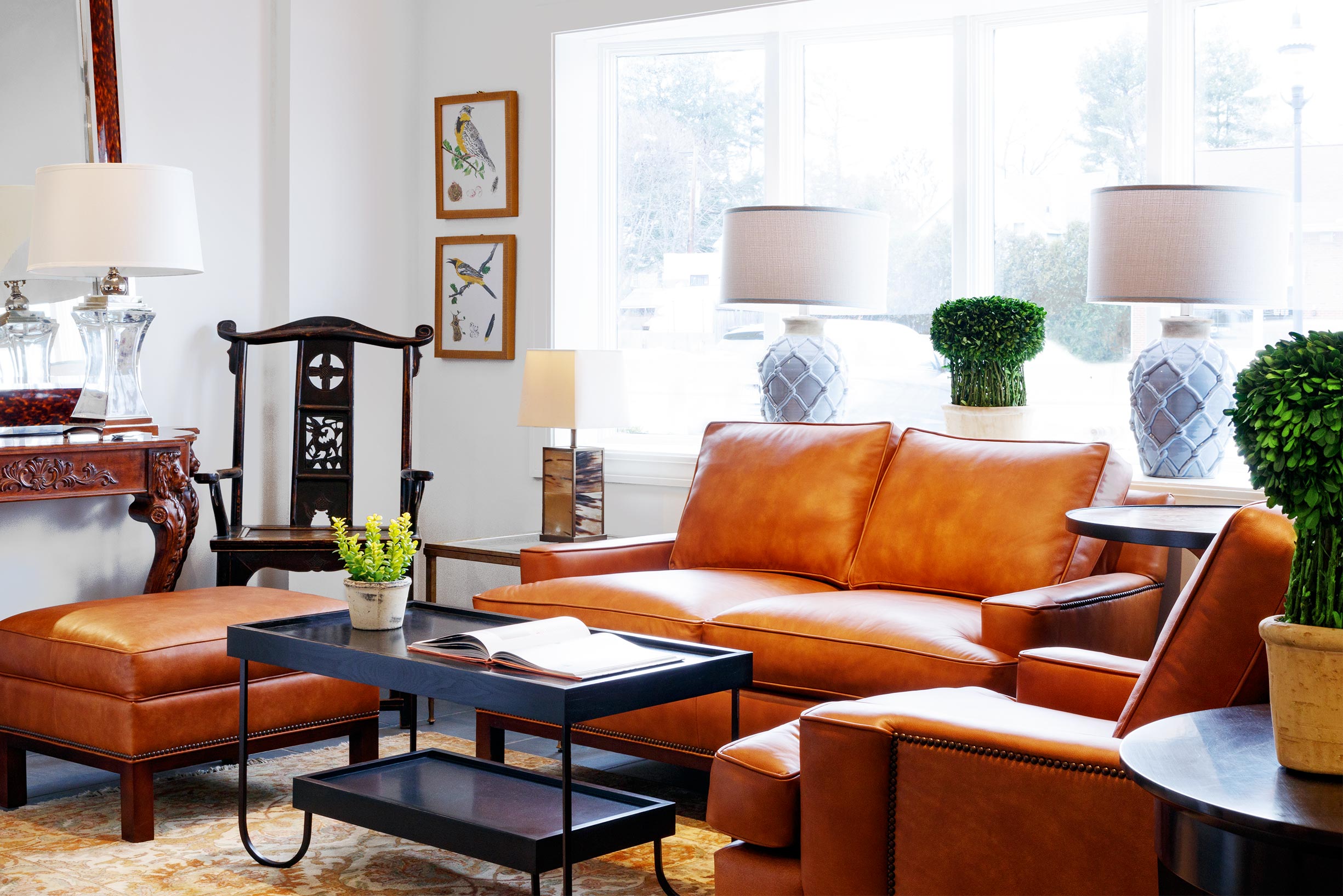 Furniture Consignment Gallery as seen in New England Home Magazine Ad